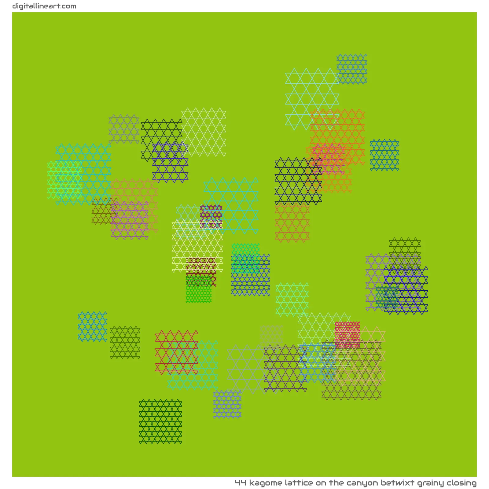 The Canyon betwixt Grainy Closing — Kagome Lattice, 44 elements