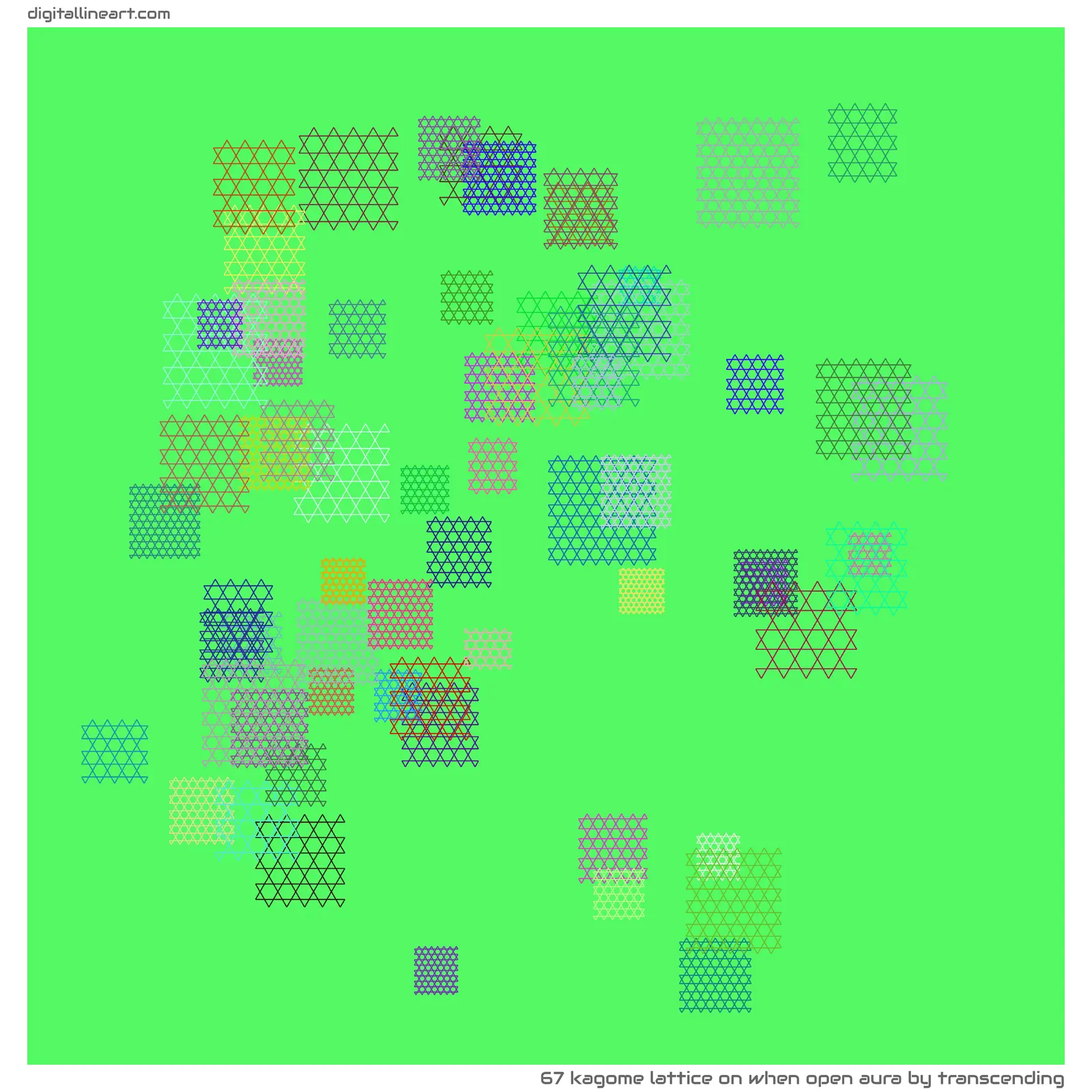 When Open Aura by Transcending — Kagome Lattice, 67 elements