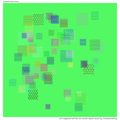 When Open Aura by Transcending — Kagome Lattice, 67 elements