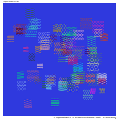 When Level-headed Basin unto Weaving — Kagome Lattice, 72 elements