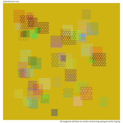 When Enduring Canyon onto Tying — Kagome Lattice, 61 elements