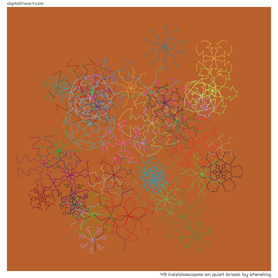 Quiet Brook by Standing — 49 kaleidoscopes