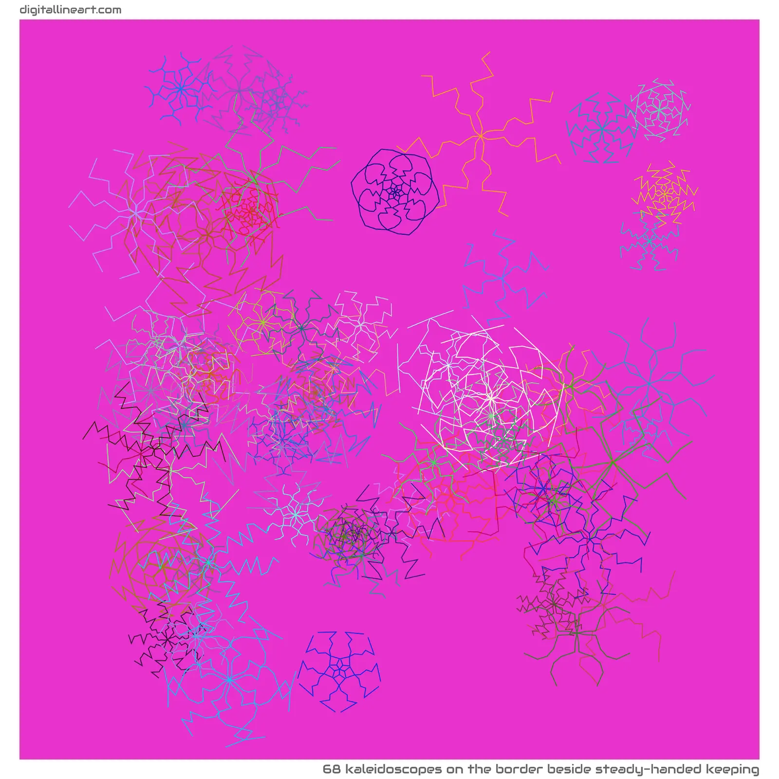 The Border beside Steady-handed Keeping — 68 kaleidoscopes