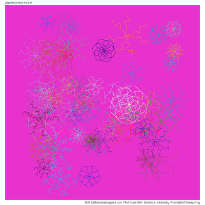 The Border beside Steady-handed Keeping — 68 kaleidoscopes