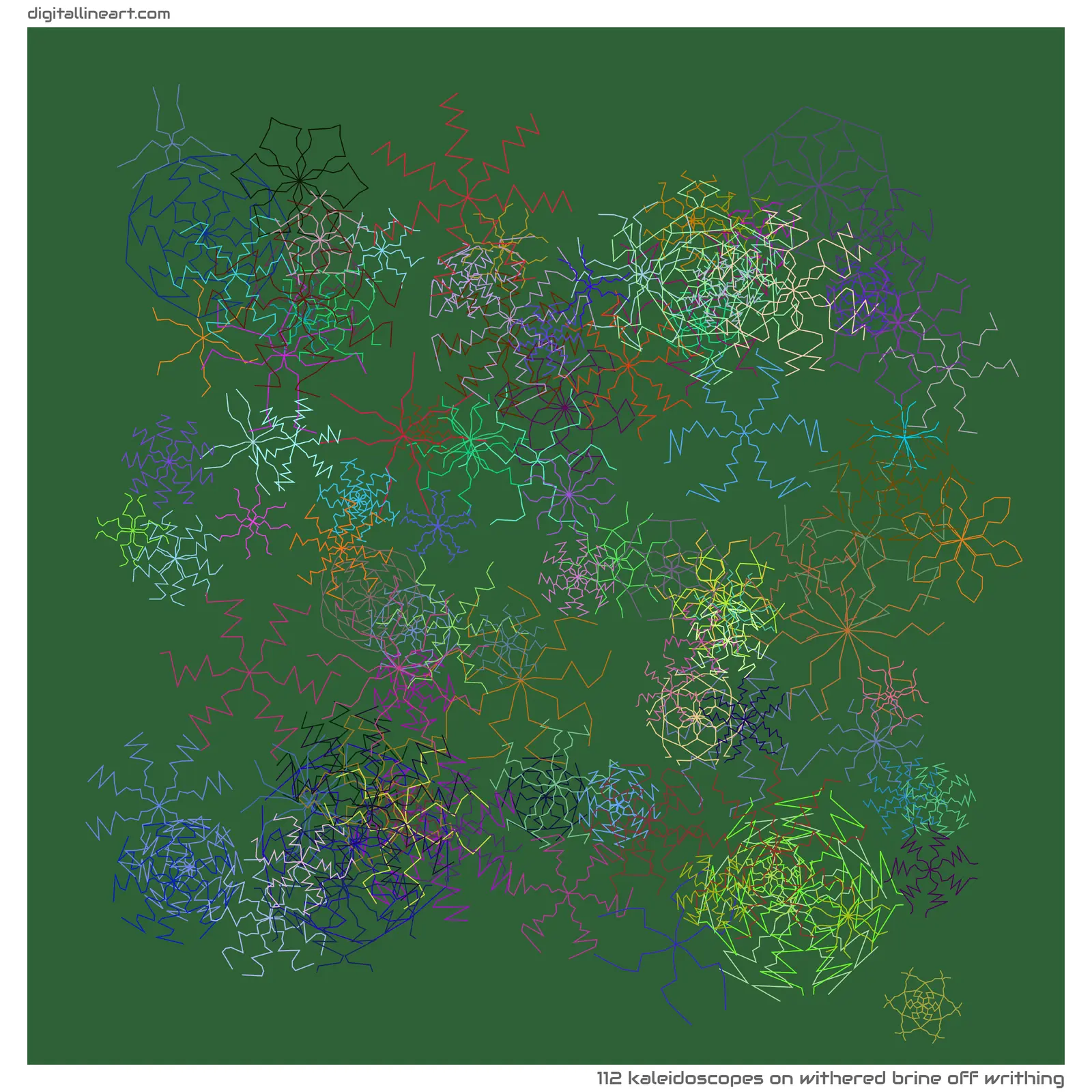 Withered Brine off Writhing — 112 kaleidoscopes