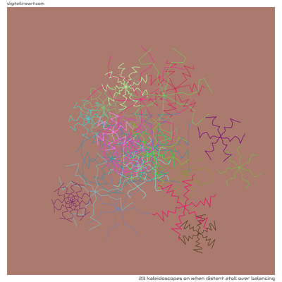 When Distant Atoll over Balancing — 23 kaleidoscopes