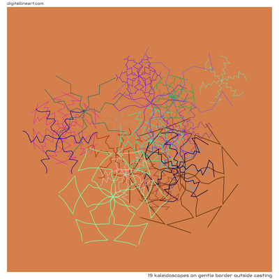 Gentle Border outside Casting — 19 kaleidoscopes