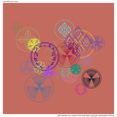 What the Blended Canyon between Tilling — Kamon, 22 elements