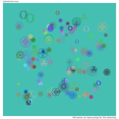 Tawny Bog for the Damming — Kamon, 110 elements
