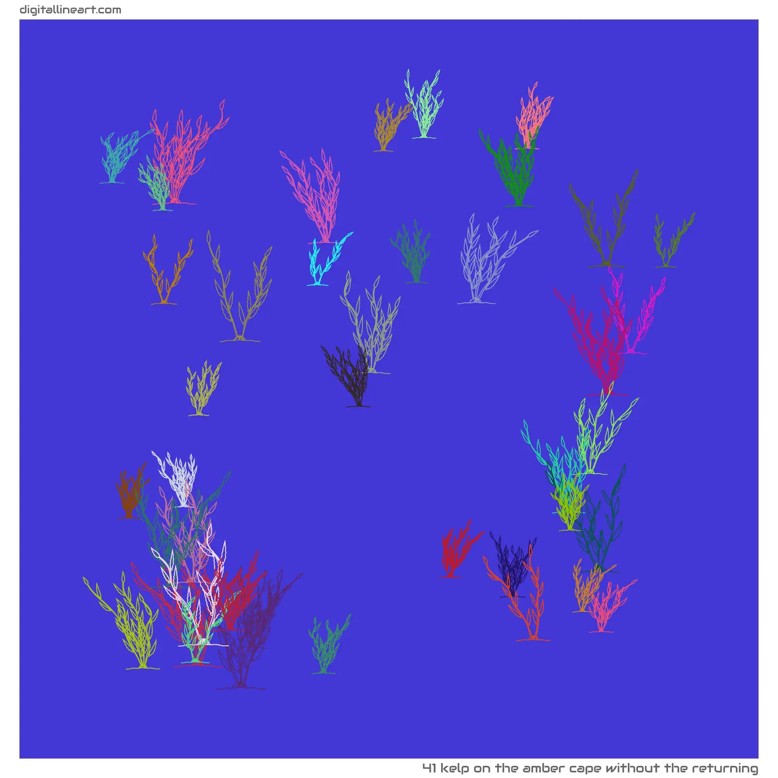 The Amber Cape without the Returning — Kelp, 41 elements