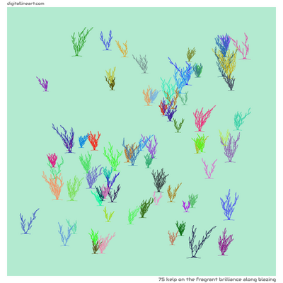The Fragrant Brilliance along Blazing — Kelp, 75 elements