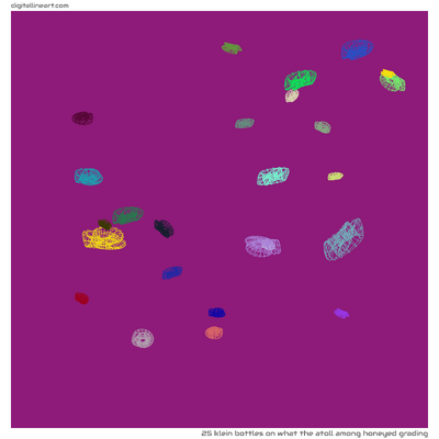 What the Atoll among Honeyed Grading — 25 Klein bottles