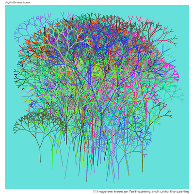 111 L Trees in Forthcoming Arch unto the Casting