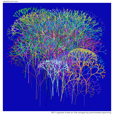 107 L Trees in The Canyon by Evenhanded Spanning