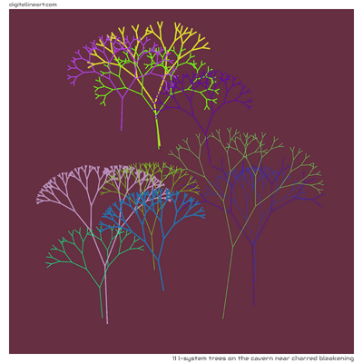 11 L Trees in The Cavern near Charred Bleakening