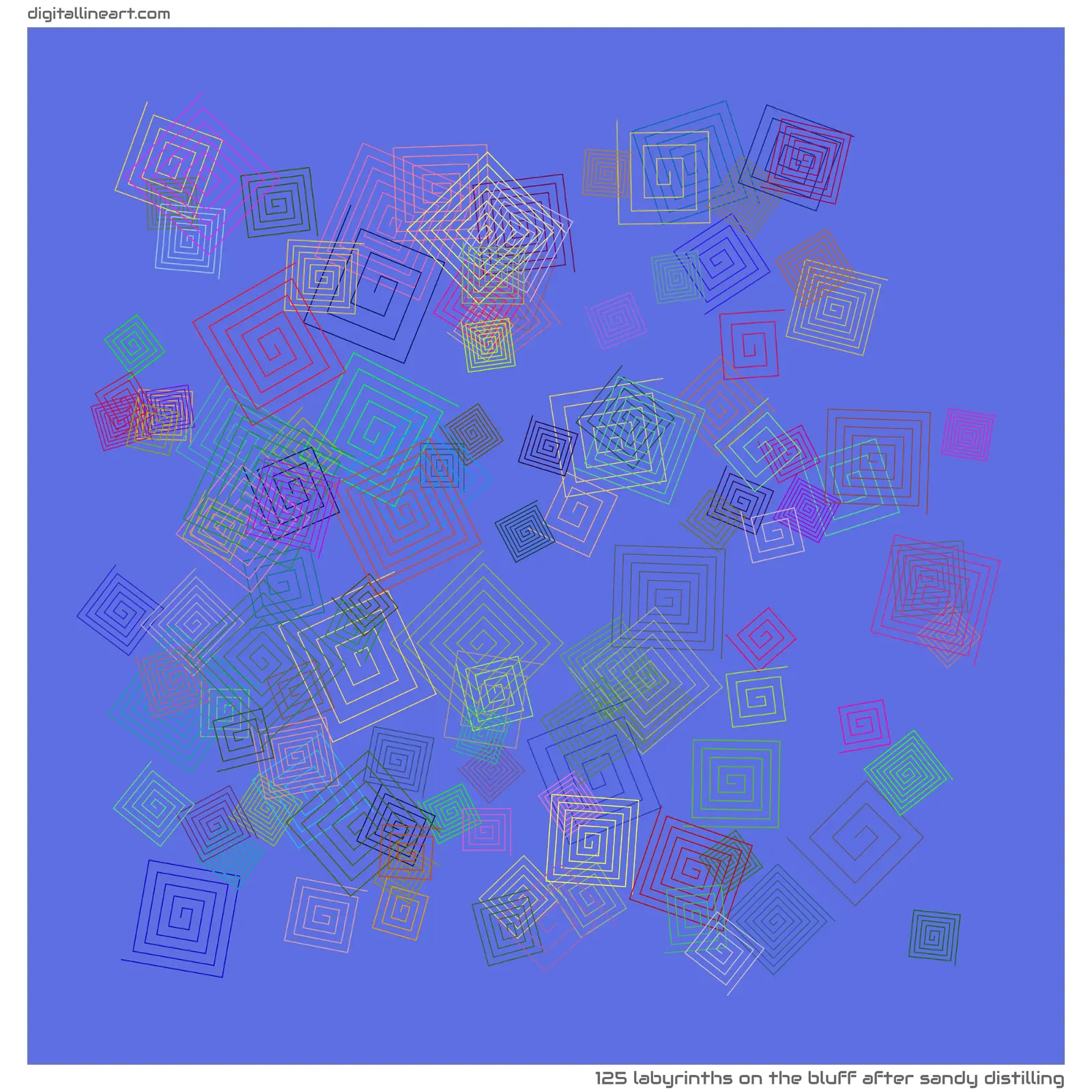 The Bluff after Sandy Distilling — 125 labyrinths