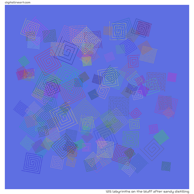 The Bluff after Sandy Distilling — 125 labyrinths