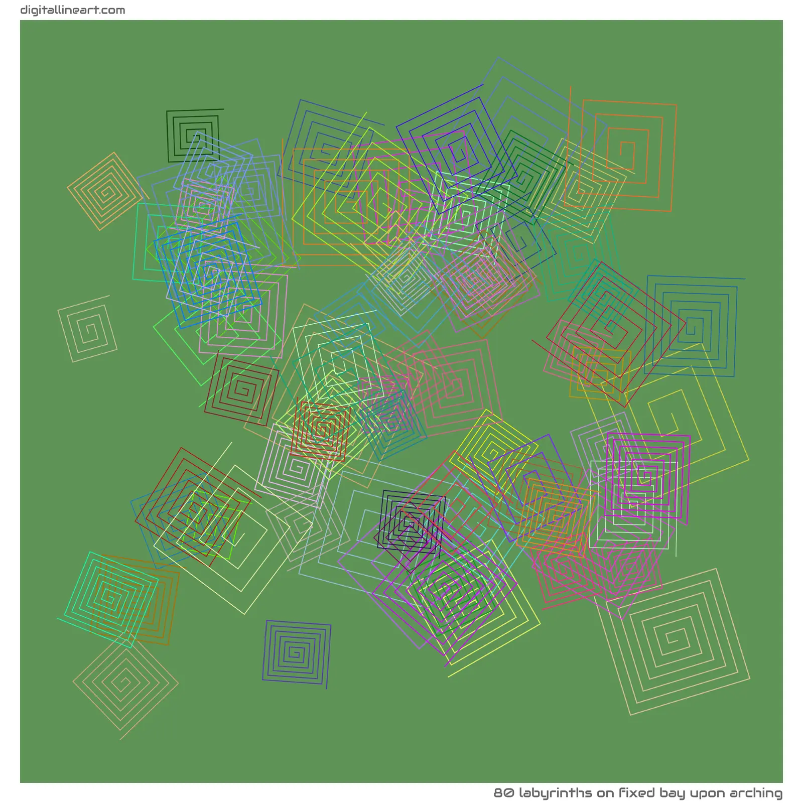 Fixed Bay upon Arching — 80 labyrinths