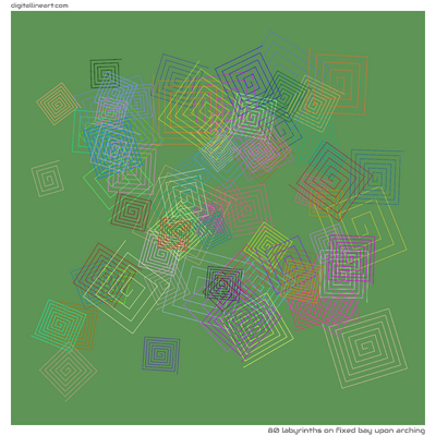 Fixed Bay upon Arching — 80 labyrinths