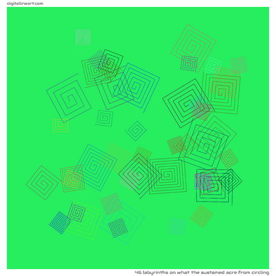 What the Sustained Acre from Circling — 46 labyrinths