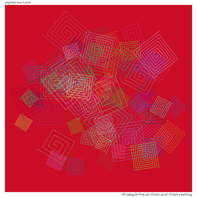 Thick Arch from Rooting — 79 labyrinths