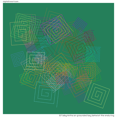 Grounded Bay betwixt the Enduring — 57 labyrinths
