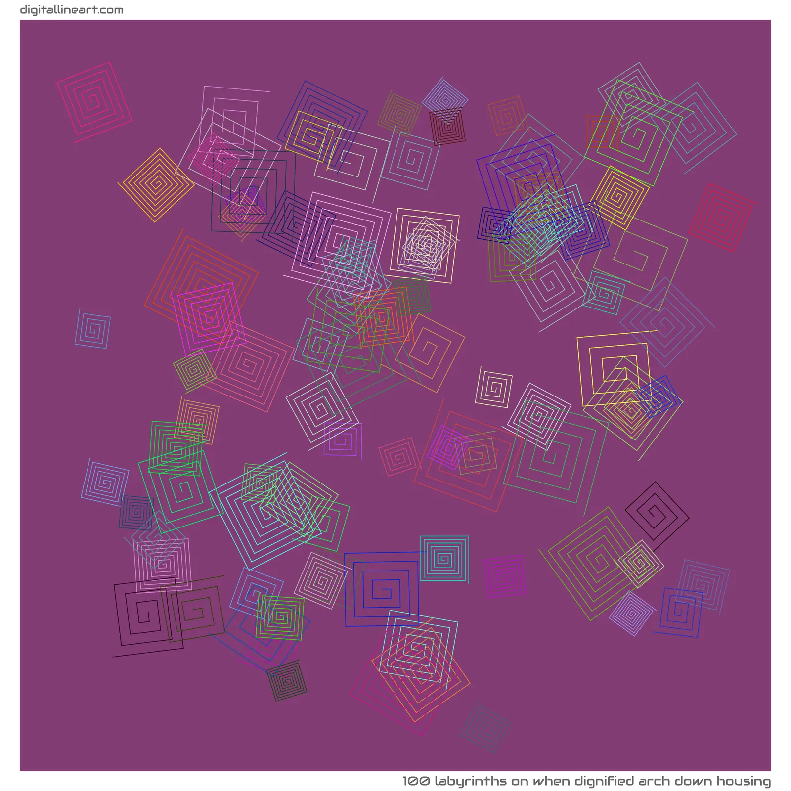 When Dignified Arch down Housing — 100 labyrinths