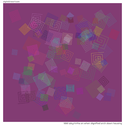 When Dignified Arch down Housing — 100 labyrinths