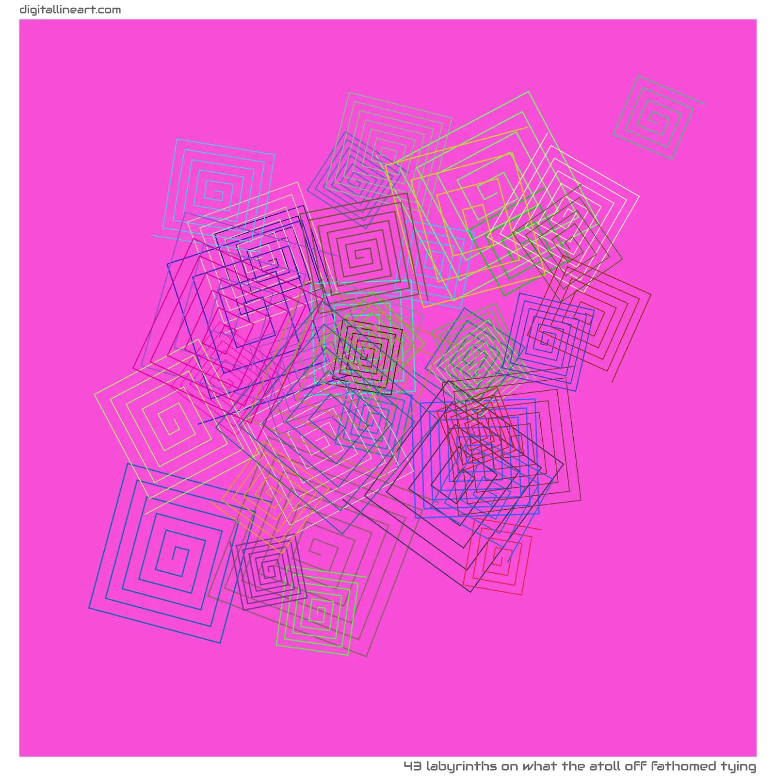 What the Atoll off Fathomed Tying — 43 labyrinths