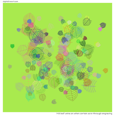 When Certain Acre through Engraving — 143 leaf veins