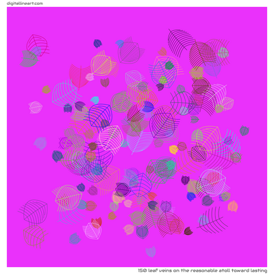 The Reasonable Atoll toward Lasting — 150 leaf veins