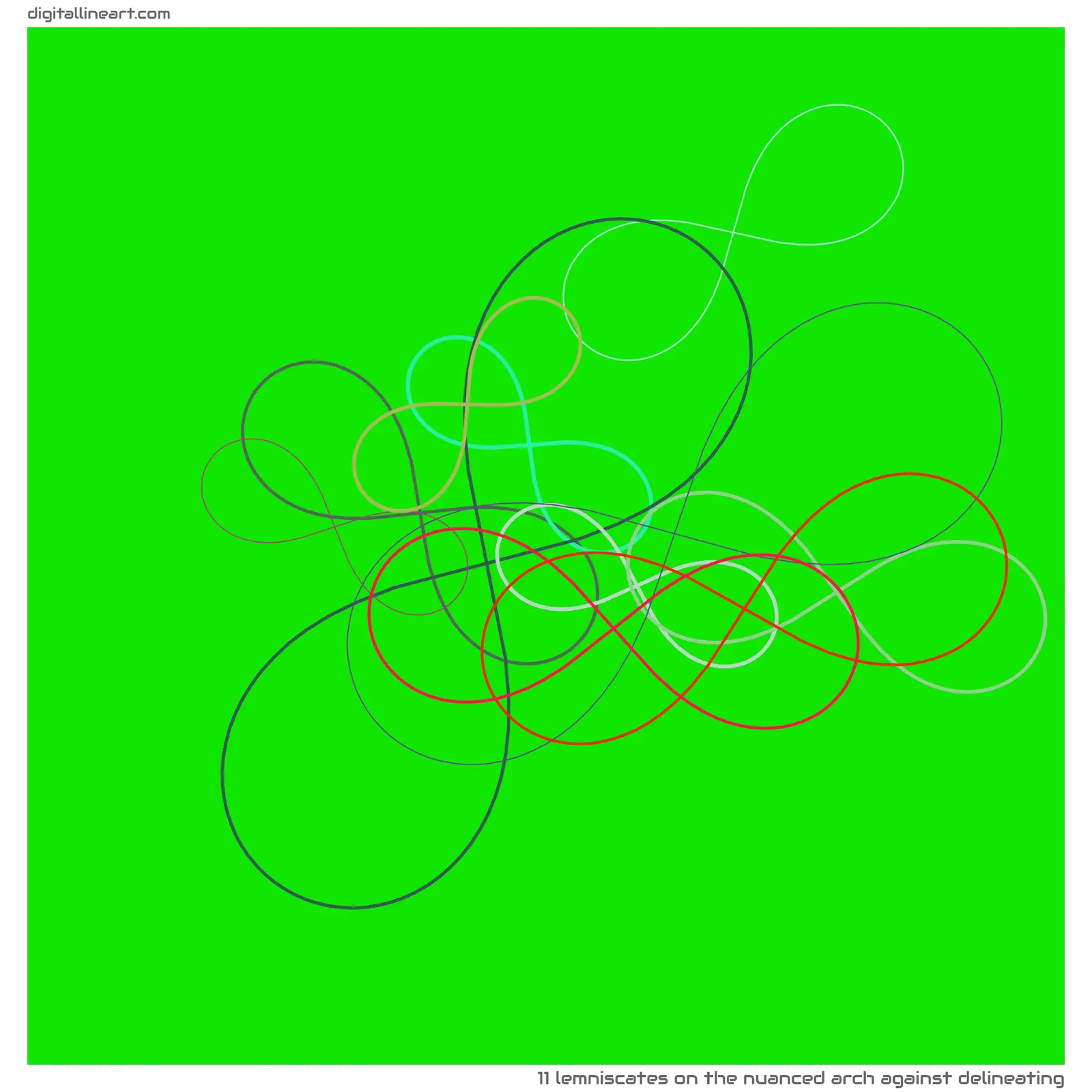 The Nuanced Arch Against Delineating — 11 lemniscates