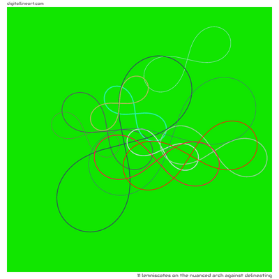 The Nuanced Arch Against Delineating — 11 lemniscates