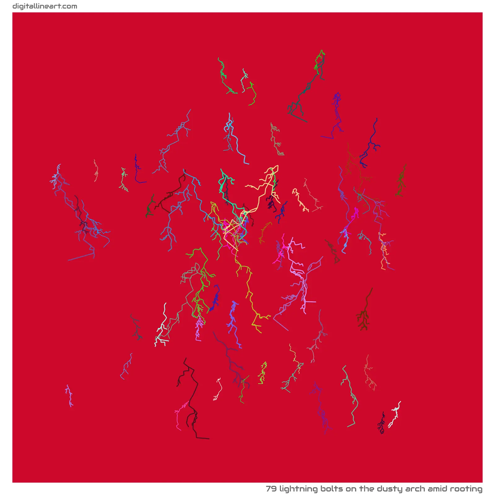 The Dusty Arch amid Rooting — 79 lightning bolts
