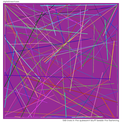 130 Lines in The Quiescent Bluff beside the Fastening