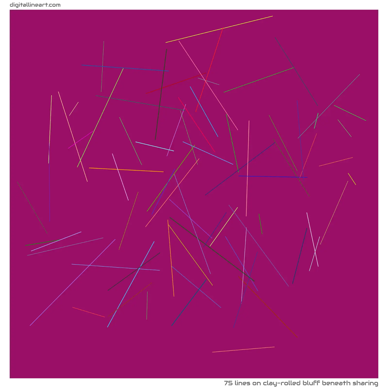 Clay-rolled Bluff beneath Sharing — 75 lines