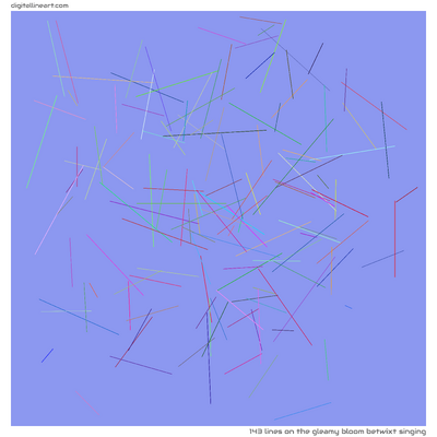 The Gleamy Bloom betwixt Singing — 143 lines