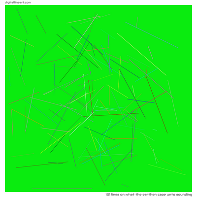 What the Earthen Cape unto Sounding — 121 lines