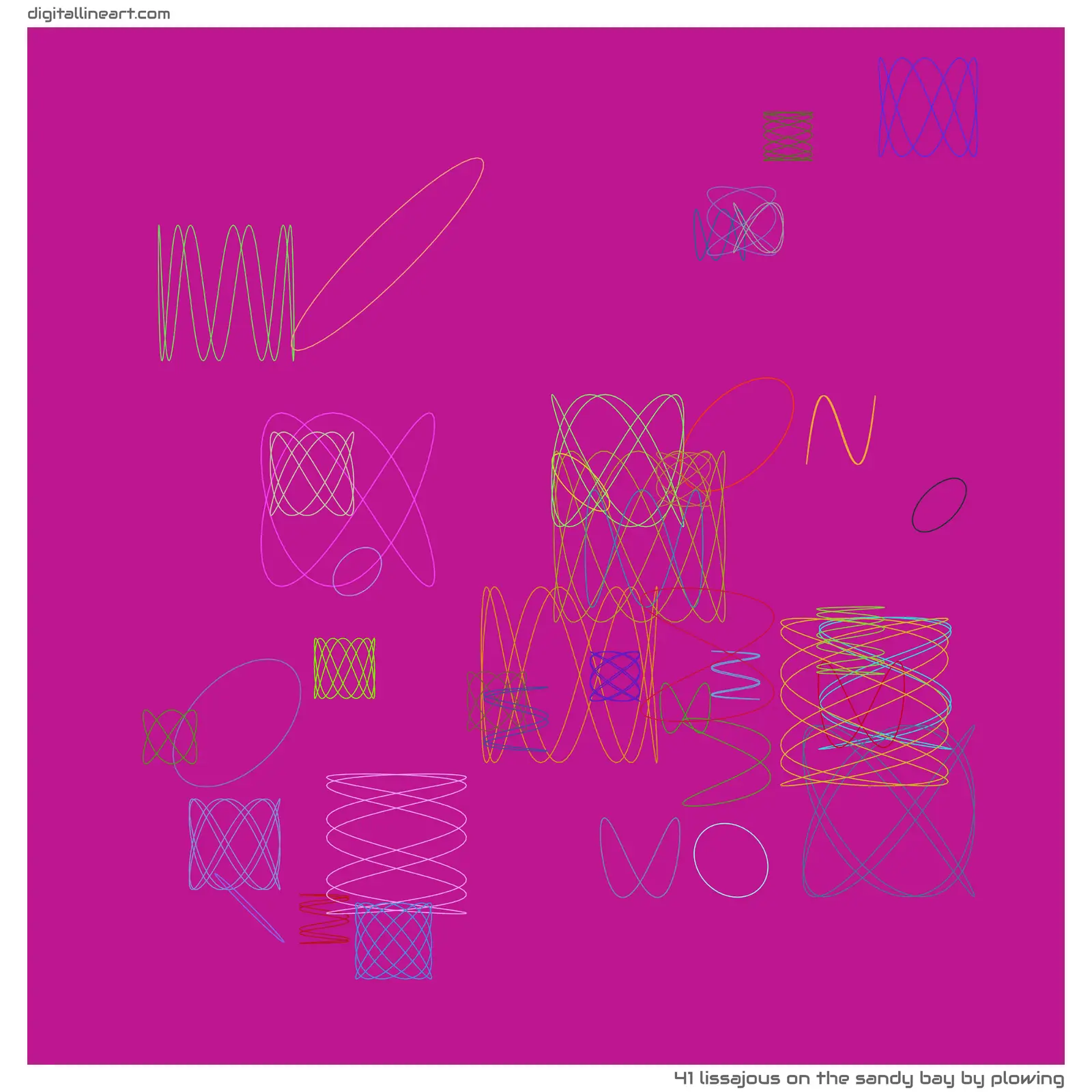 The Sandy Bay by Plowing — Lissajous, 41 elements