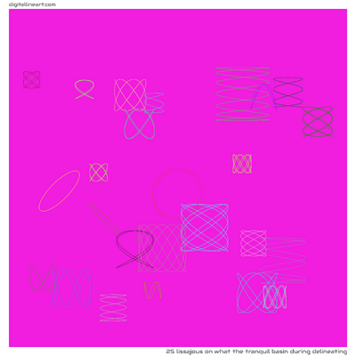What the Tranquil Basin During Delineating — Lissajous, 25 elements