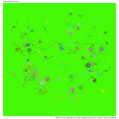 The Lingering Bluff under the Housing — 139 lituus spirals