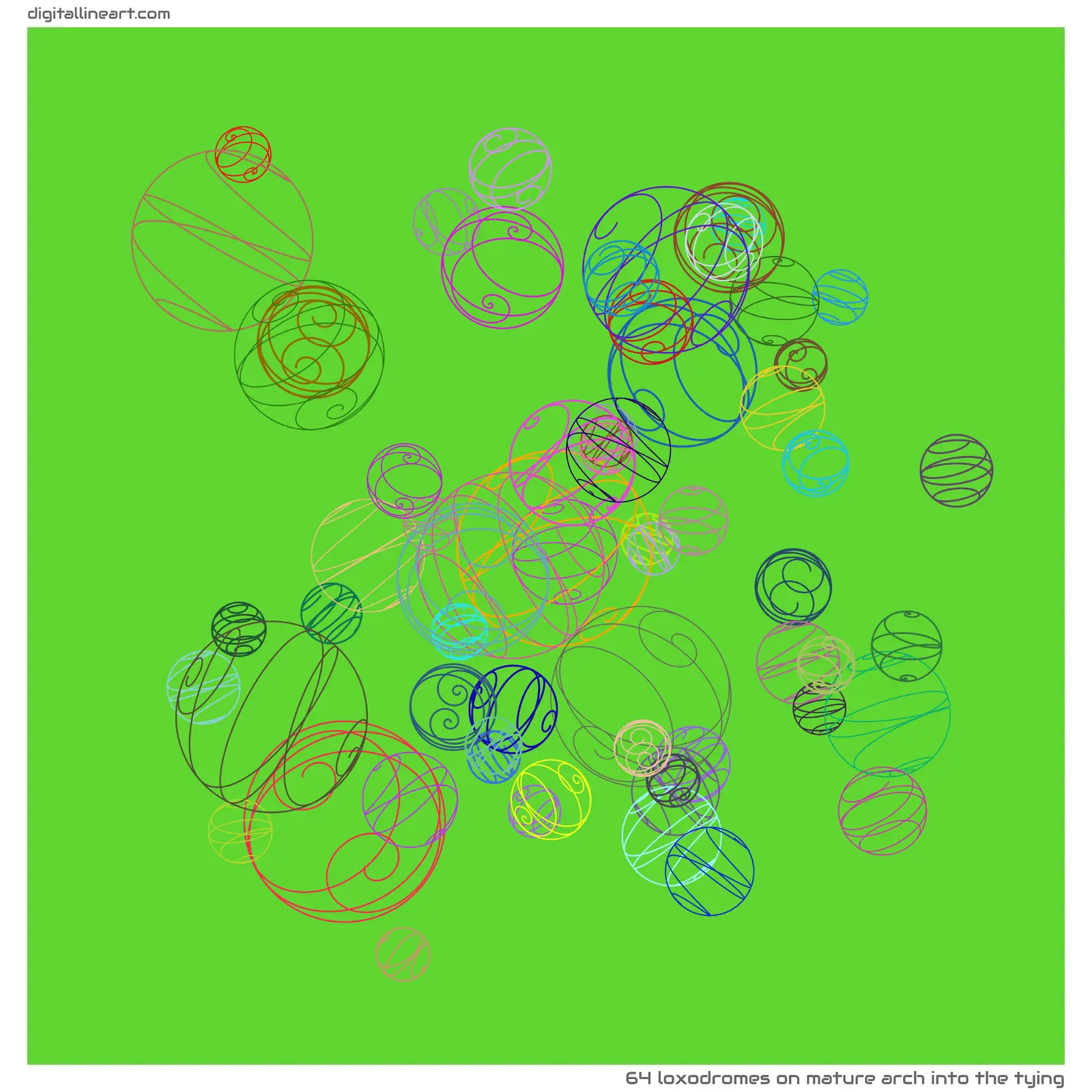 Mature Arch into the Tying — 64 loxodromes