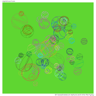 Mature Arch into the Tying — 64 loxodromes