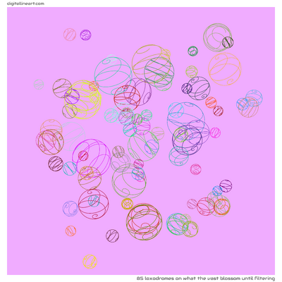What the Vast Blossom until Filtering — 85 loxodromes