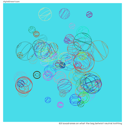 What the Bog betwixt Neutral Knitting — 63 loxodromes