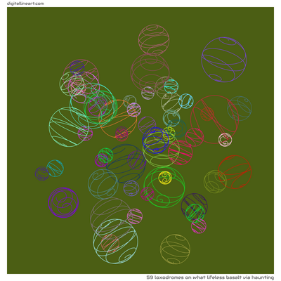 What Lifeless Basalt via Haunting — 59 loxodromes