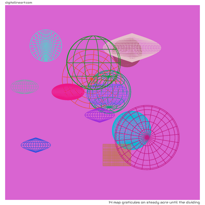 Steady Acre until the Dividing — 14 map graticules