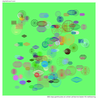 When Airborne Beam till Mellowing — 126 map graticules