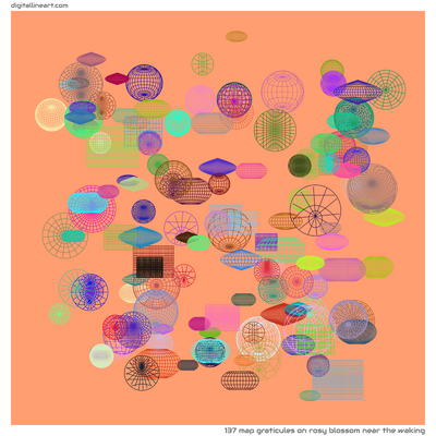 Rosy Blossom near the Waking — 137 map graticules