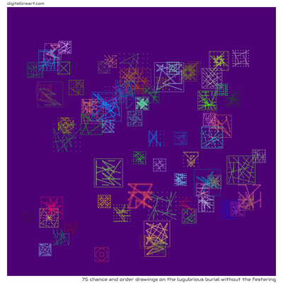 The Lugubrious Burial without the Festering — 75 chance and order drawings